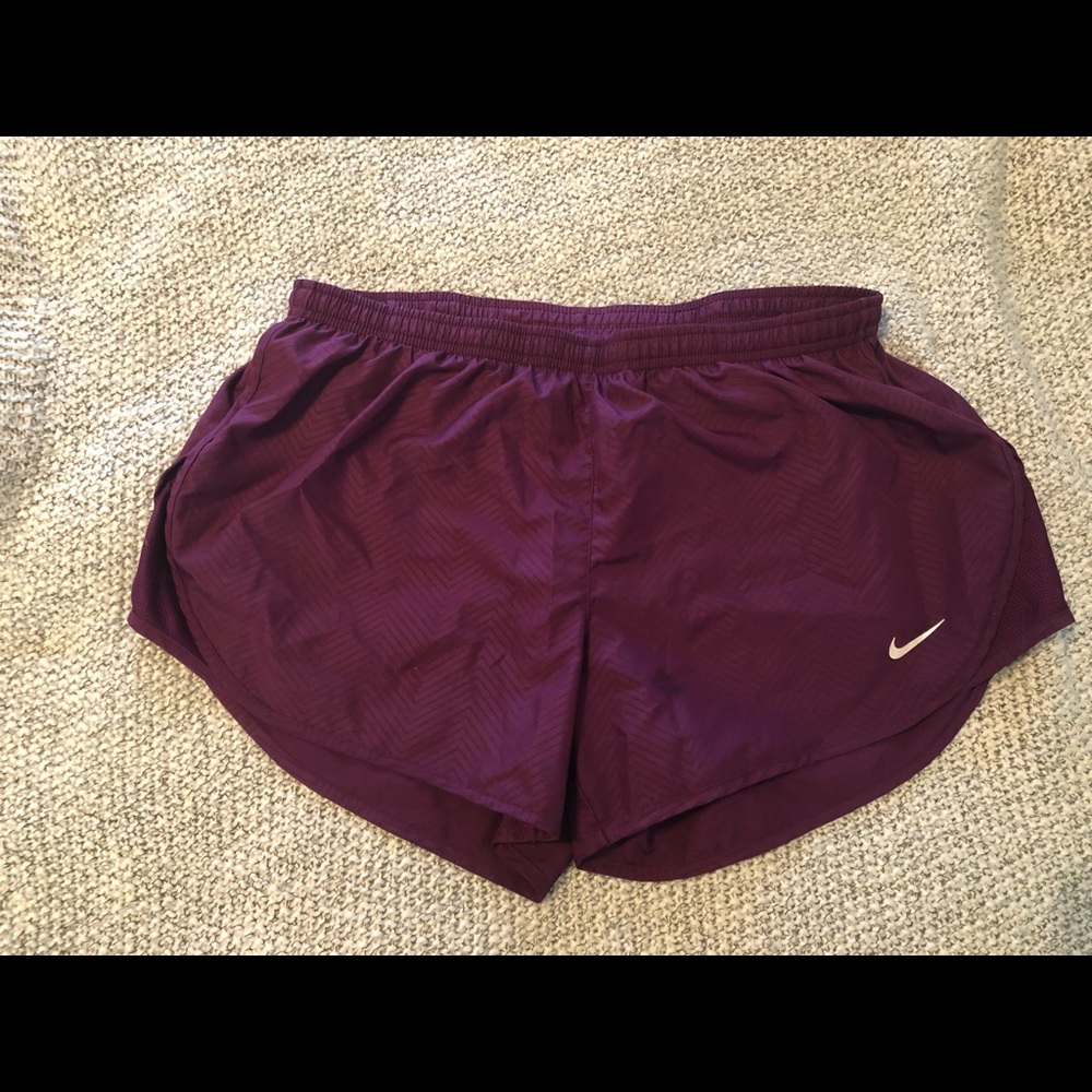 Women’s medium Nike Dri-fit running shorts purple